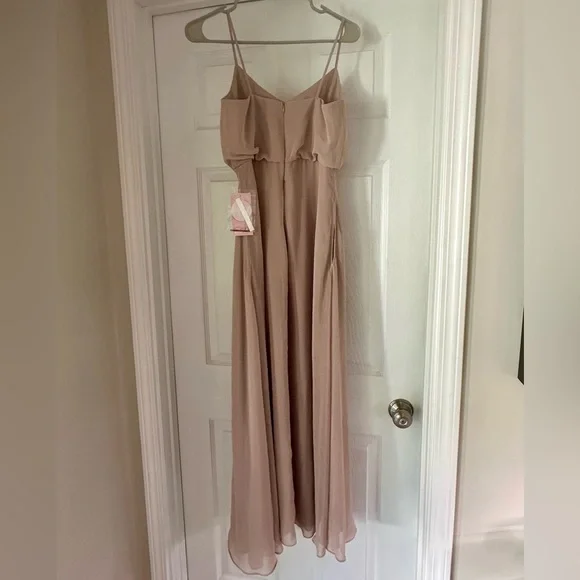 NWT Hey Birdy Taupe Bridesmaids Dress - Picture 4 of 7